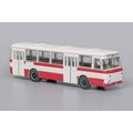 масштабная модель Ликинский автобус 677М (красно-белый)