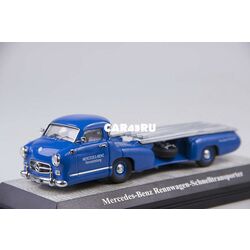 Mercedes-Benz транспортер W196, 1955 (синий) 1:43