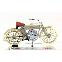 Модель мотоцикла Harley-Davidson Twin 50 V-Twin, 1909 г.  1:18