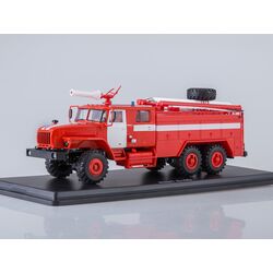Урал-4320 Автоцистерна пожарная АЦ-7,5-40 с белыми полосами
