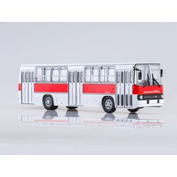 Масштабная модель автобуса Павловский Автобус Ikarus-260 городской (красно-белый)