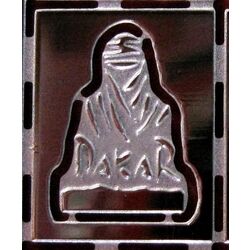 Статуэтка Бедуин (Дакар), никелирование 