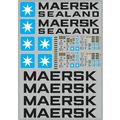 масштабная модель Набор декалей Контейнеры 40 футов Maersk (вариант 2) (200х290)