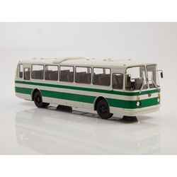 Масштабная модель автобуса ЛАЗ-699Р (белый-зеленый)(1:43)