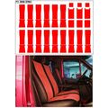 масштабная модель Набор декалей Декор для сидений Газель Некст,красный(95х65)