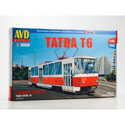 Сборная модель Трамвай Tatra-T6
