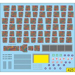 Декаль автобус МАЗ-203 обивка сидений крестики-нолики