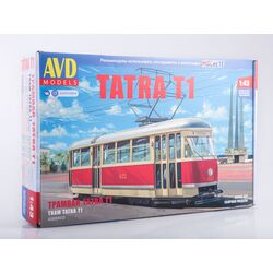 Сборная модель трамвай Tatra-T1