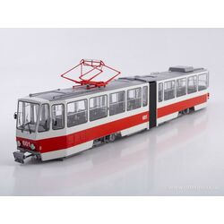 Трамвай Tatra-KT4 (белый/красный)