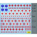 масштабная модель Набор декалей Скорая помощь