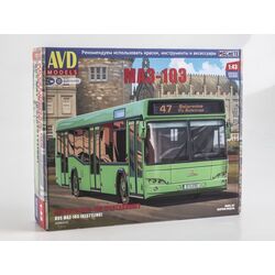 Сборная модель Автобус МАЗ-103 (Рестайлинг)(КИТ)