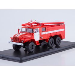 Пожарная автоцистерна УРАЛ-43202 АЦ-40 модели ПМ-102Б 