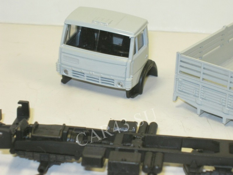 Сборная модель КАМАЗ 4310 со спальником. Коробка для модели КАМАЗ 4310. Car43