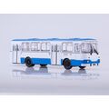 масштабная модель Ликинский автобус 677М городской (бело-голубой)