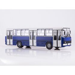 Масштабная модель автобуса Ikarus-260 планетарные двери (серо-синий)(1:43)