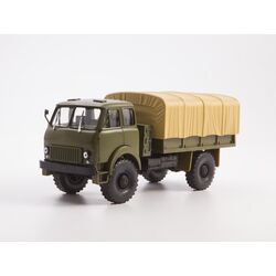 МАЗ-505 бортовой с тентом Легендарные грузовики СССР №39